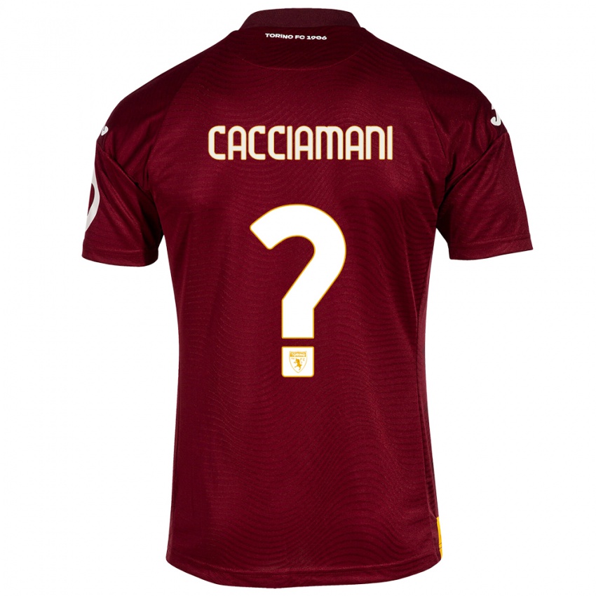 Criança Camisola Alessio Cacciamani #0 Vermelho Escuro Principal 2023/24 Camisa Brasil