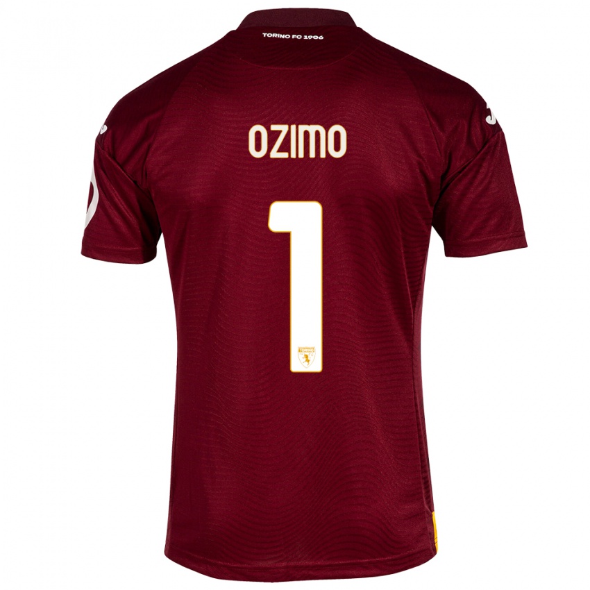 Criança Camisola Arianna Ozimo #1 Vermelho Escuro Principal 2023/24 Camisa Brasil