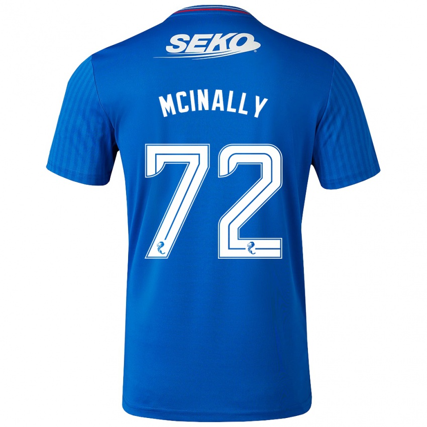 Criança Camisola Darren Mcinally #72 Azul Principal 2023/24 Camisa Brasil