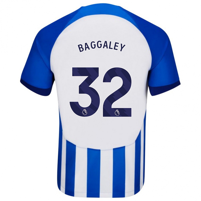 Criança Camisola Sophie Baggaley #32 Azul Principal 2023/24 Camisa Brasil