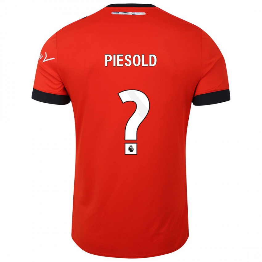 Criança Camisola Axel Piesold #0 Vermelho Principal 2023/24 Camisa Brasil