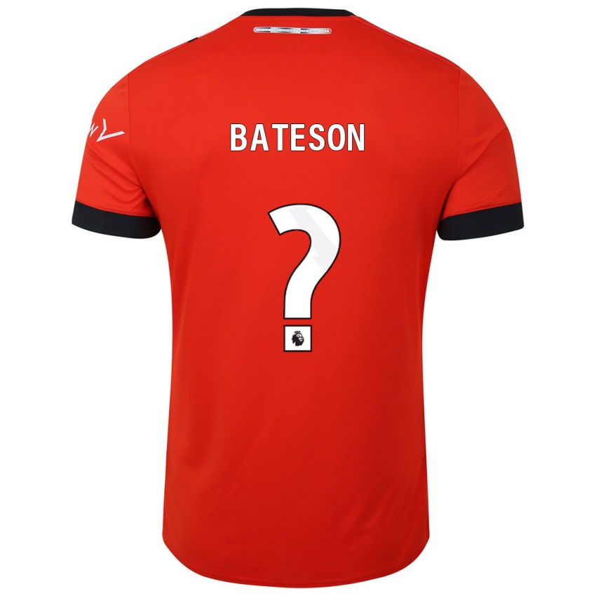 Criança Camisola Jack Bateson #0 Vermelho Principal 2023/24 Camisa Brasil