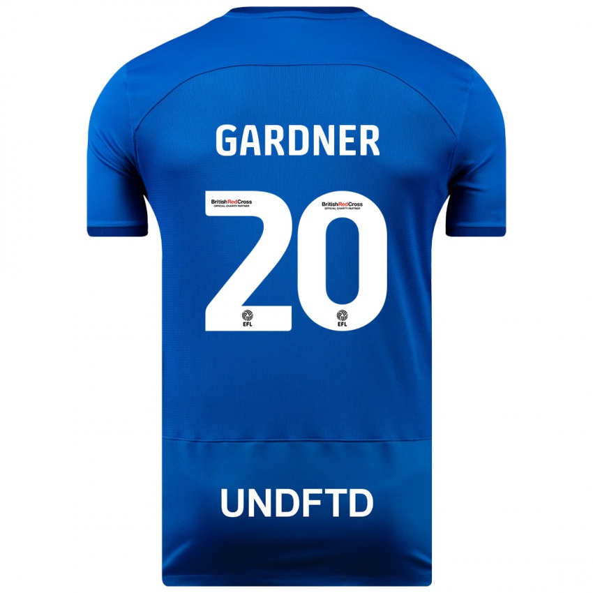 Criança Camisola Gary Gardner #20 Azul Principal 2023/24 Camisa Brasil