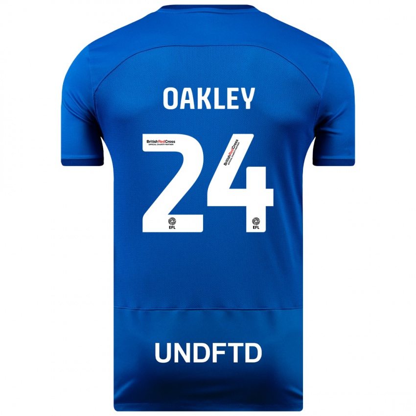 Criança Camisola Marcel Oakley #24 Azul Principal 2023/24 Camisa Brasil