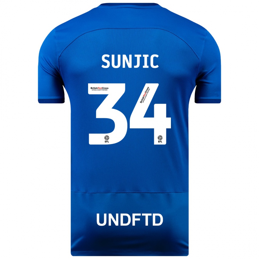 Criança Camisola Ivan Sunjic #34 Azul Principal 2023/24 Camisa Brasil