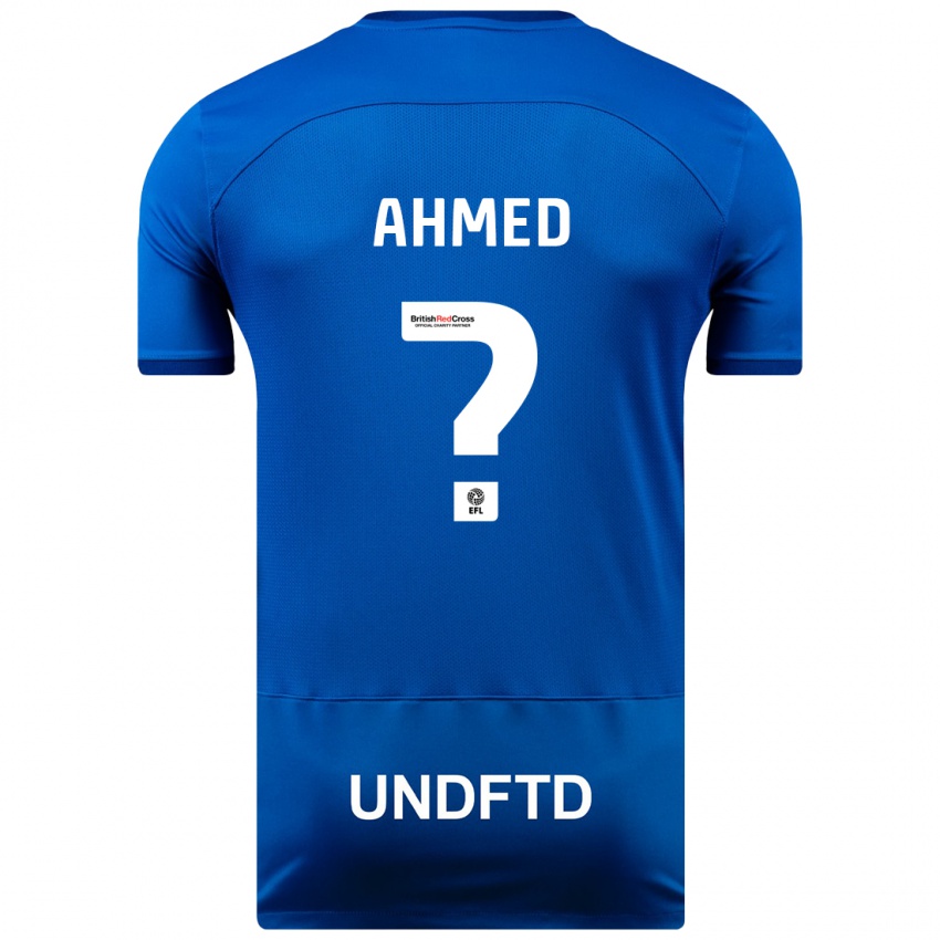 Criança Camisola Yusuf Ahmed #0 Azul Principal 2023/24 Camisa Brasil