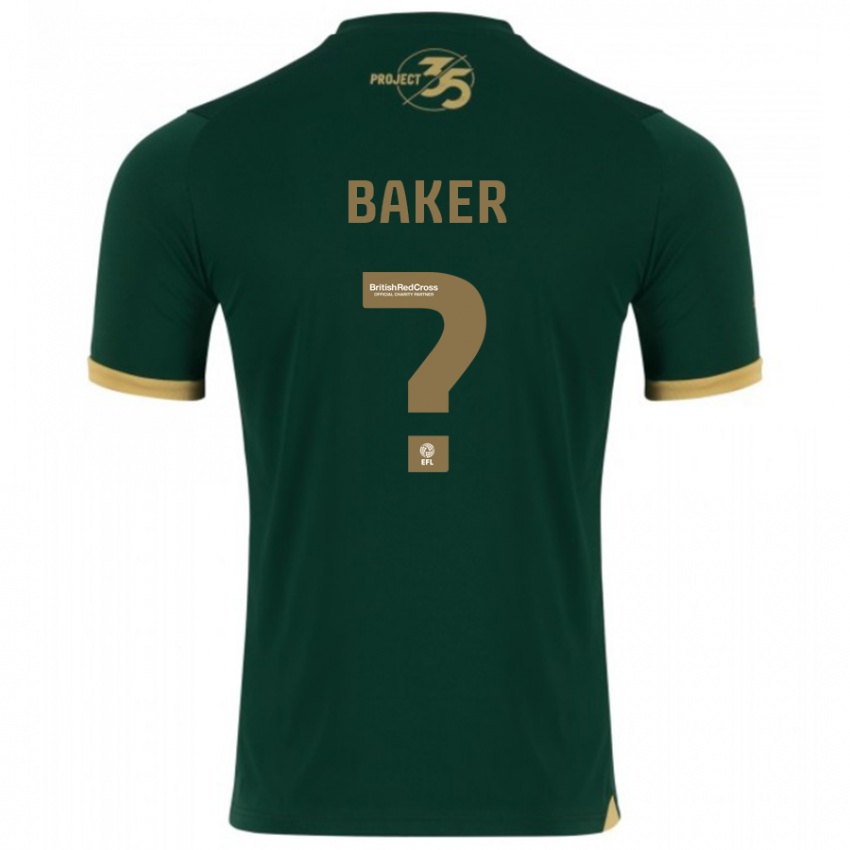 Criança Camisola Zak Baker #0 Verde Principal 2023/24 Camisa Brasil