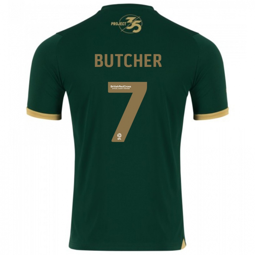 Criança Camisola Matt Butcher #7 Verde Principal 2023/24 Camisa Brasil