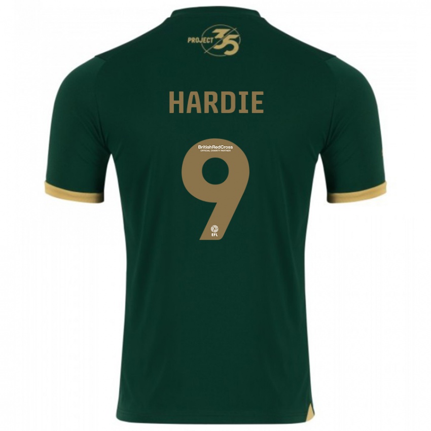 Criança Camisola Ryan Hardie #9 Verde Principal 2023/24 Camisa Brasil