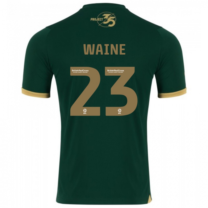 Criança Camisola Ben Waine #23 Verde Principal 2023/24 Camisa Brasil