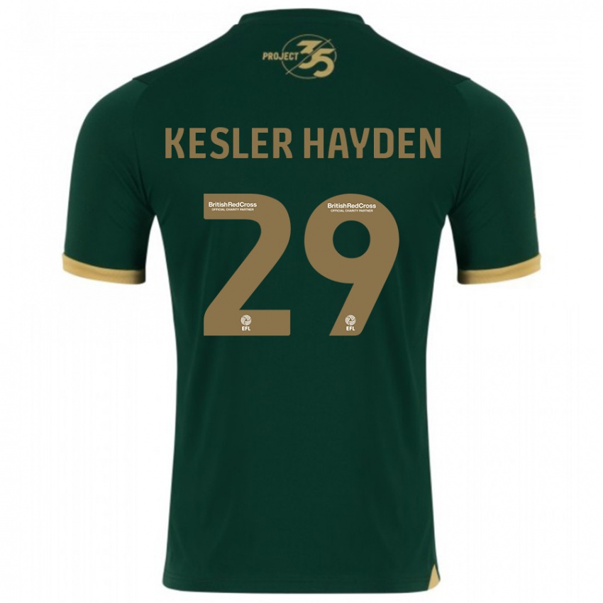 Criança Camisola Kaine Kesler-Hayden #29 Verde Principal 2023/24 Camisa Brasil