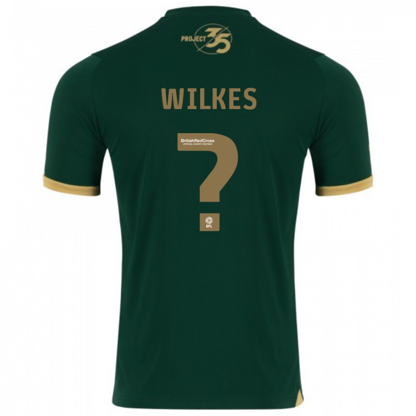 Criança Camisola Finley Wilkes #0 Verde Principal 2023/24 Camisa Brasil