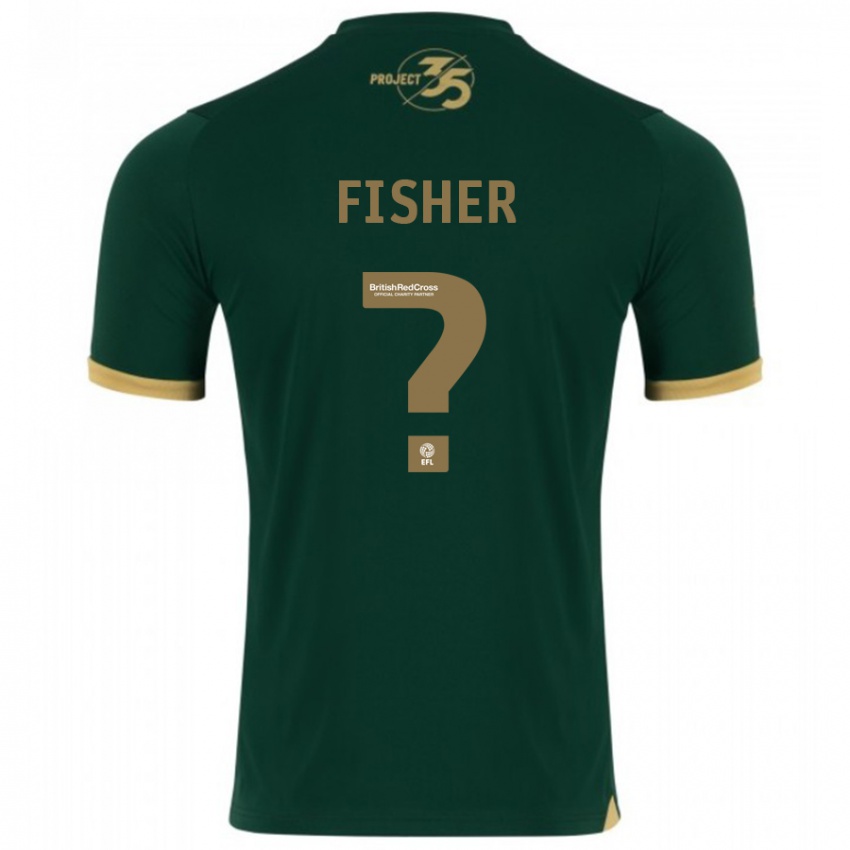 Criança Camisola Cole Fisher #0 Verde Principal 2023/24 Camisa Brasil