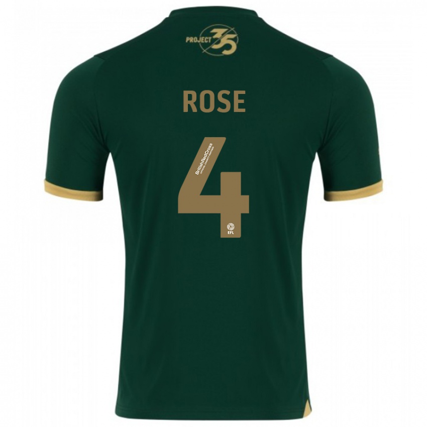 Criança Camisola Jemma Rose #4 Verde Principal 2023/24 Camisa Brasil