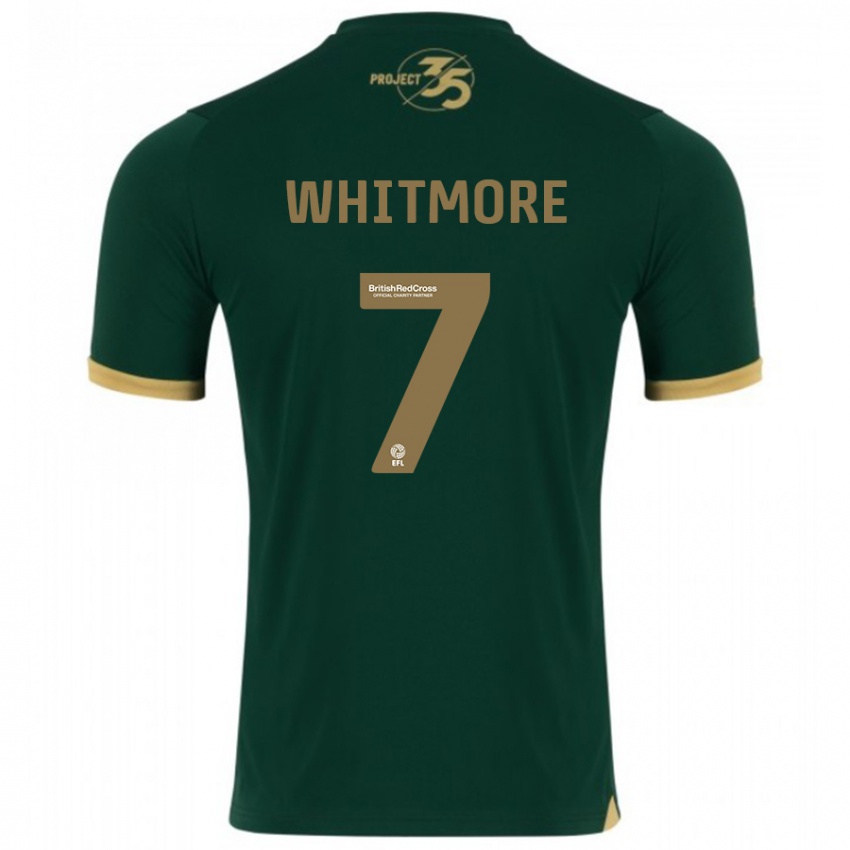 Criança Camisola Charlotte Whitmore #7 Verde Principal 2023/24 Camisa Brasil