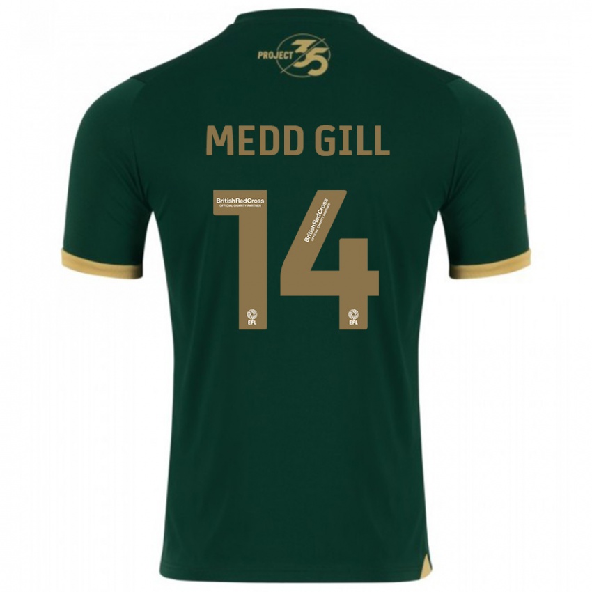 Criança Camisola Tamsin Medd-Gill #14 Verde Principal 2023/24 Camisa Brasil