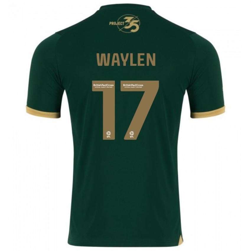 Criança Camisola Libby Waylen #17 Verde Principal 2023/24 Camisa Brasil