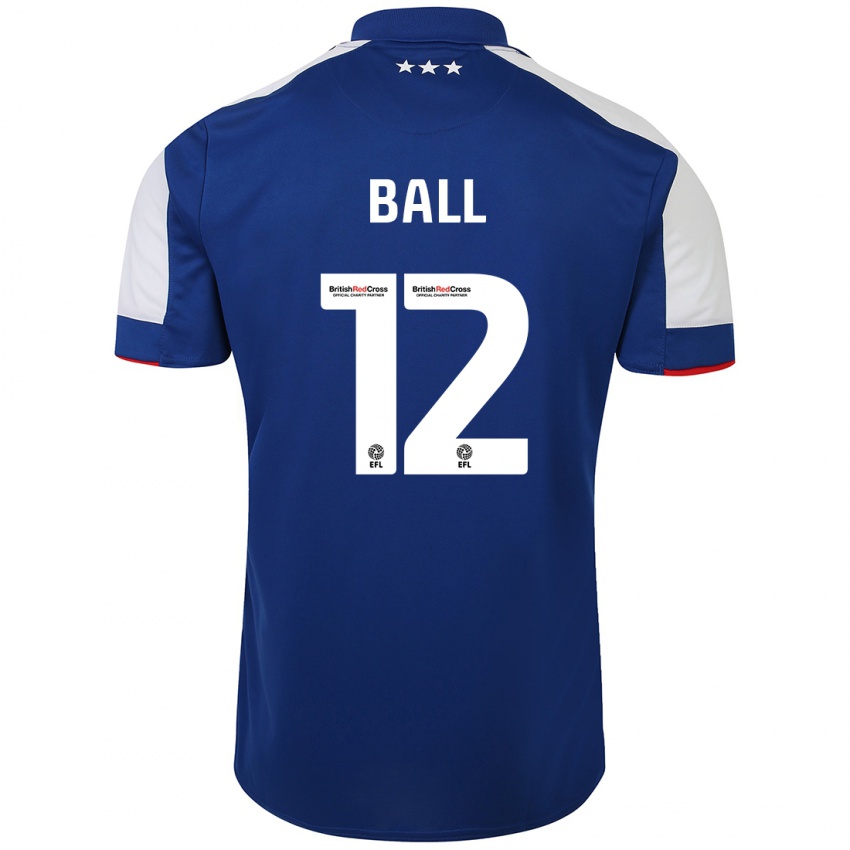 Criança Camisola Dominic Ball #12 Azul Principal 2023/24 Camisa Brasil