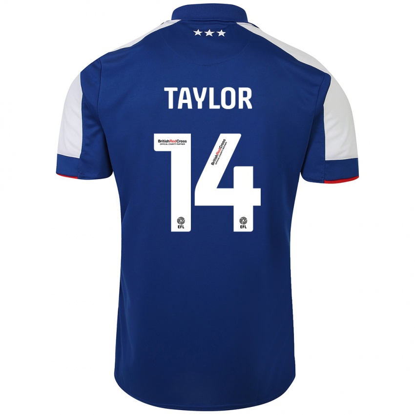 Criança Camisola Jack Taylor #14 Azul Principal 2023/24 Camisa Brasil