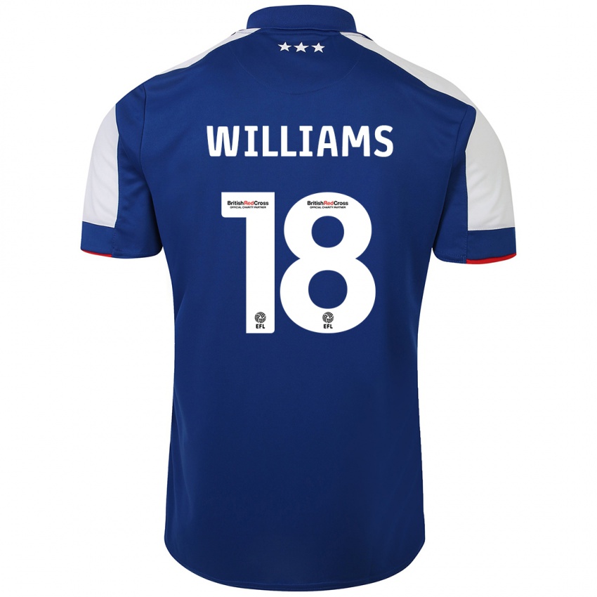Criança Camisola Brandon Williams #18 Azul Principal 2023/24 Camisa Brasil