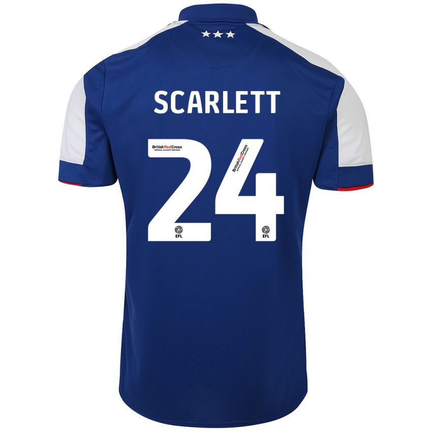 Criança Camisola Dane Scarlett #24 Azul Principal 2023/24 Camisa Brasil