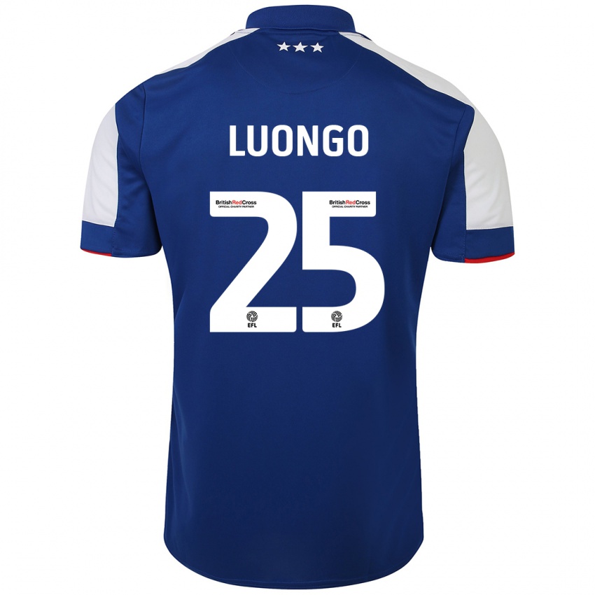 Criança Camisola Massimo Luongo #25 Azul Principal 2023/24 Camisa Brasil