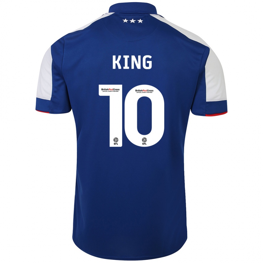 Criança Camisola Eloise King #10 Azul Principal 2023/24 Camisa Brasil