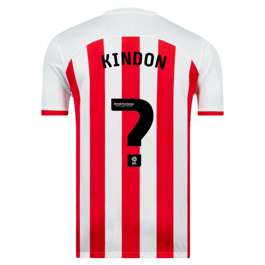 Criança Camisola Ben Kindon #0 Branco Principal 2023/24 Camisa Brasil