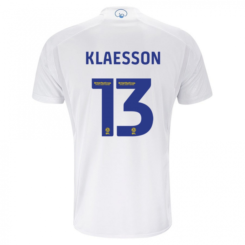 Criança Camisola Kristoffer Klaesson #13 Branco Principal 2023/24 Camisa Brasil