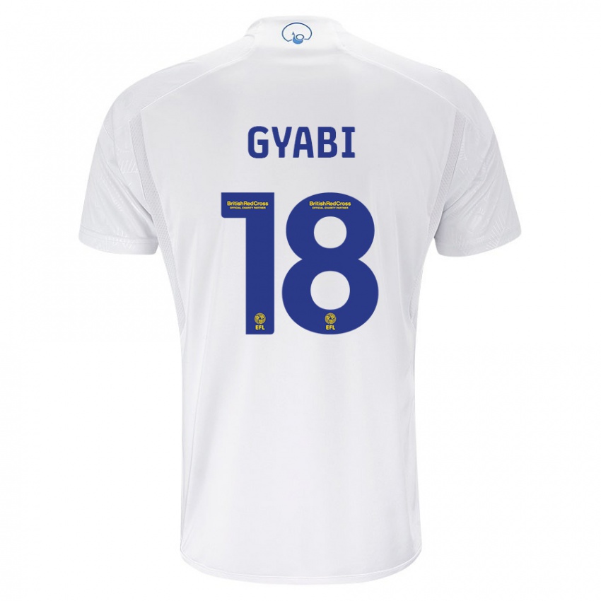 Criança Camisola Darko Gyabi #18 Branco Principal 2023/24 Camisa Brasil