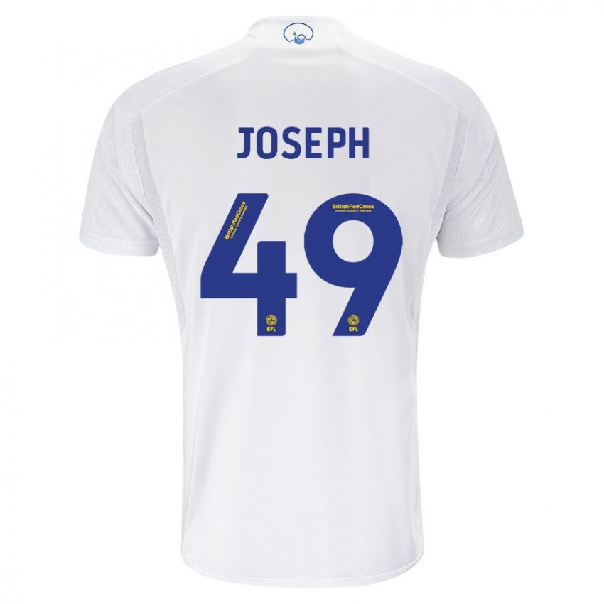 Criança Camisola Mateo Joseph #49 Branco Principal 2023/24 Camisa Brasil