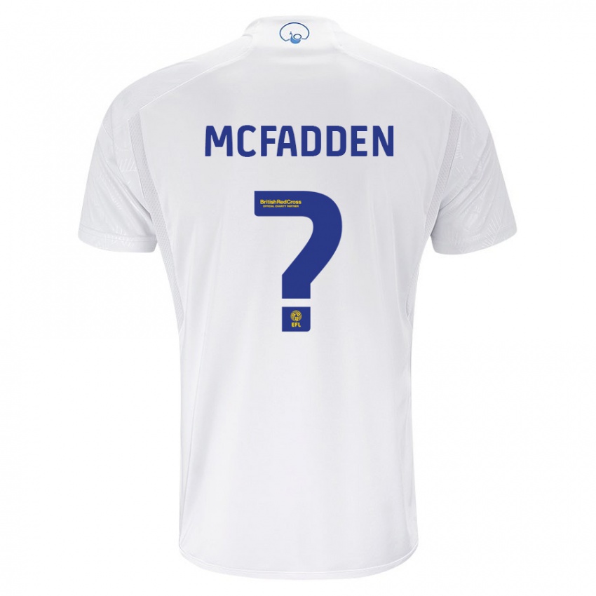 Criança Camisola Max Mcfadden #0 Branco Principal 2023/24 Camisa Brasil