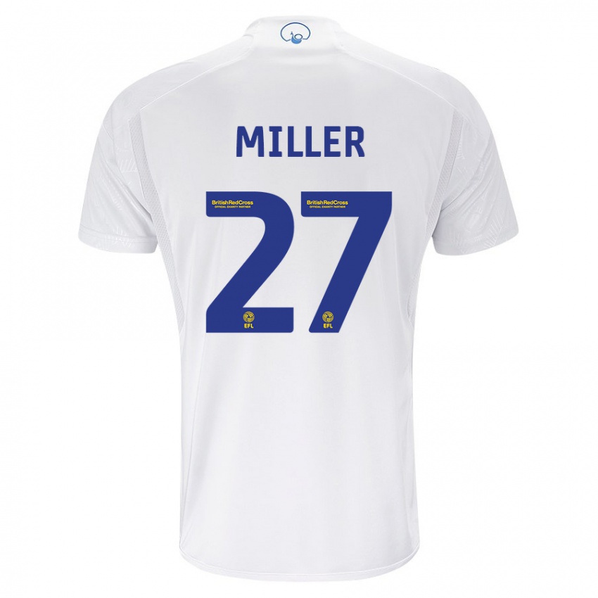 Criança Camisola Amari Miller #27 Branco Principal 2023/24 Camisa Brasil