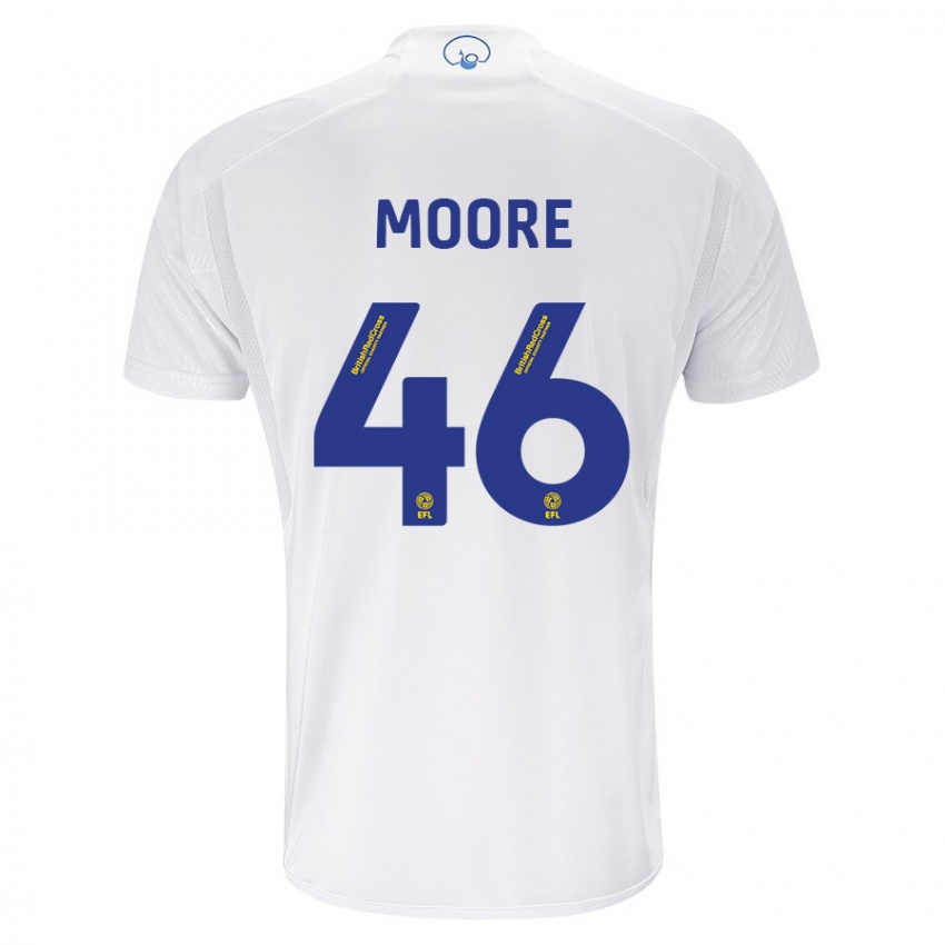 Criança Camisola Kris Moore #46 Branco Principal 2023/24 Camisa Brasil