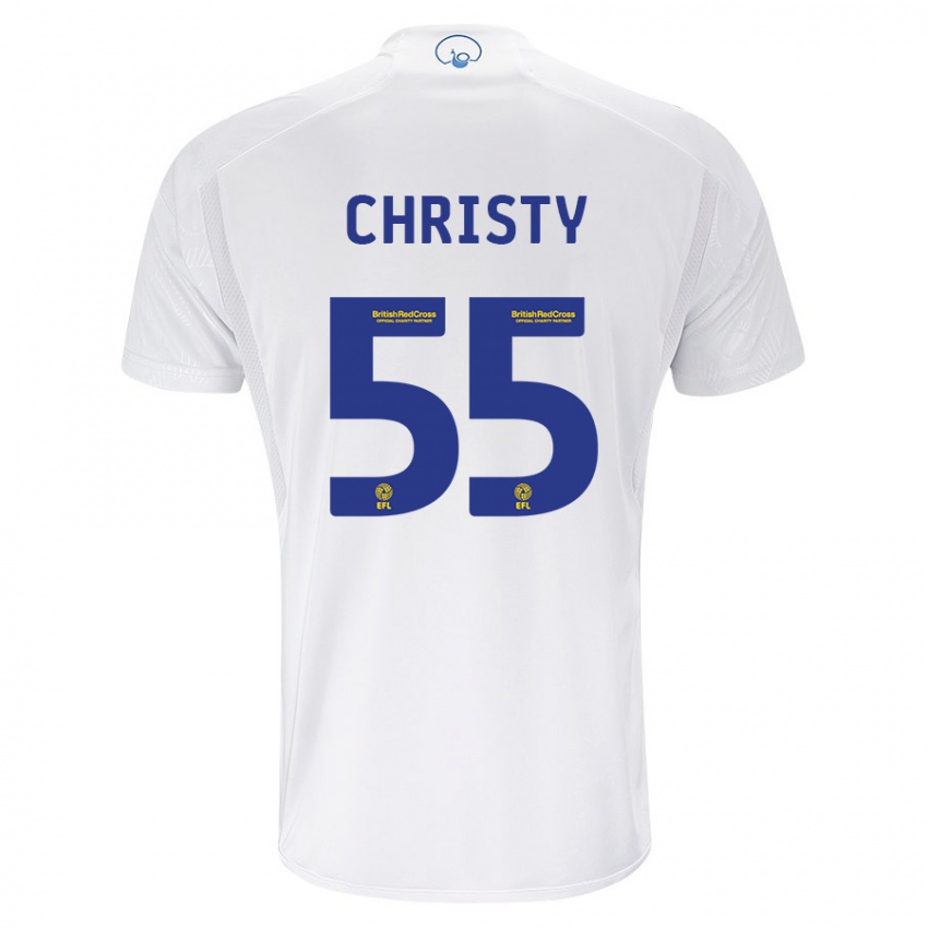 Criança Camisola Harry Christy #55 Branco Principal 2023/24 Camisa Brasil