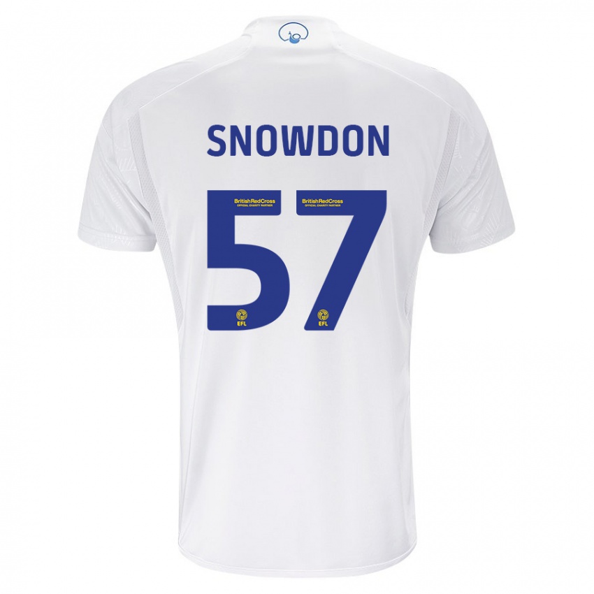 Criança Camisola Joe Snowdon #57 Branco Principal 2023/24 Camisa Brasil