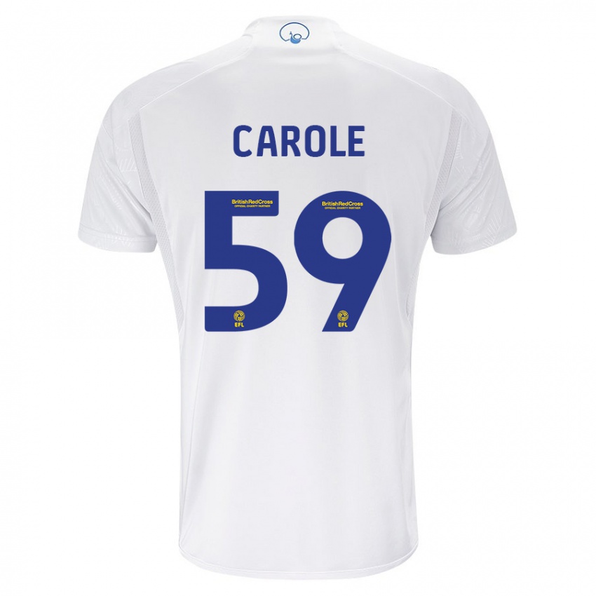 Criança Camisola Keenan Carole #59 Branco Principal 2023/24 Camisa Brasil