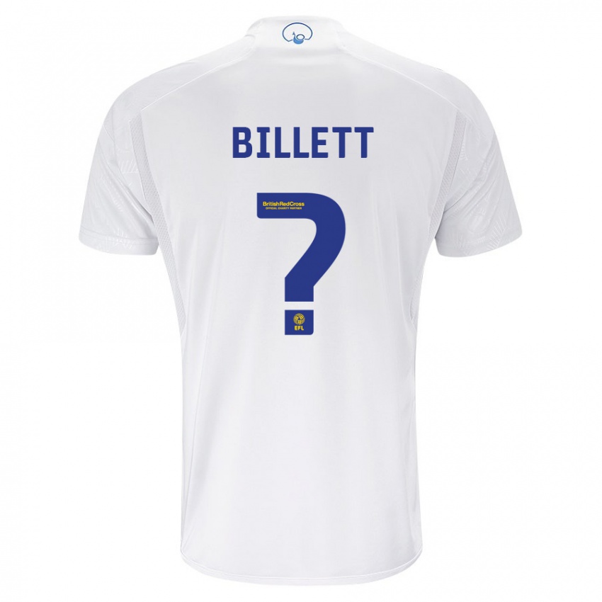 Criança Camisola Joe Billett #0 Branco Principal 2023/24 Camisa Brasil