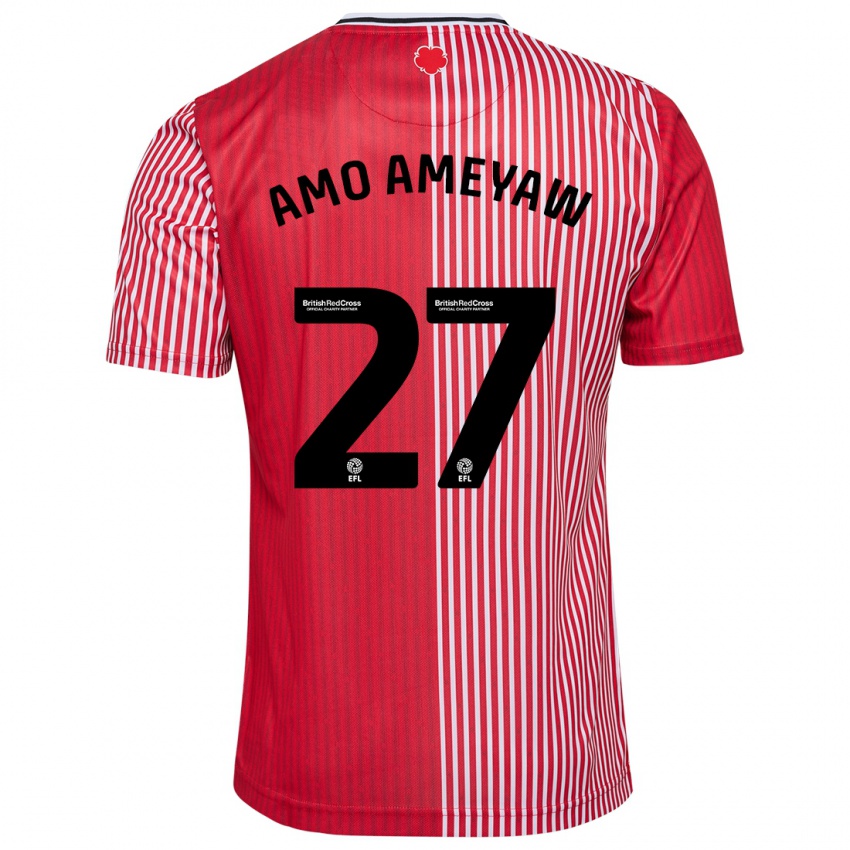 Criança Camisola Samuel Amo-Ameyaw #27 Vermelho Principal 2023/24 Camisa Brasil