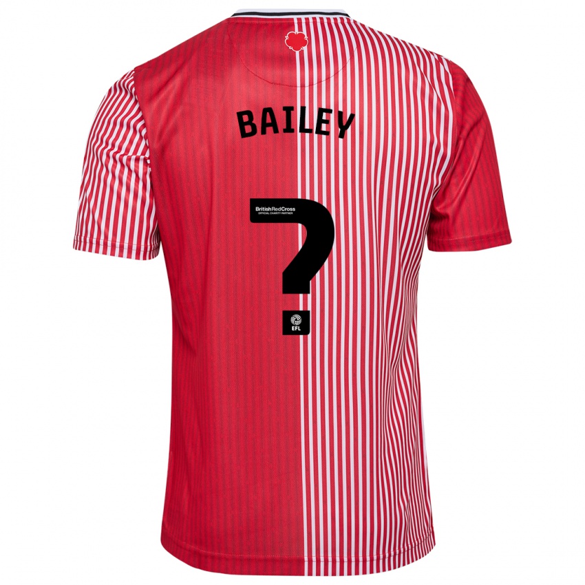 Criança Camisola Isaac Bailey #0 Vermelho Principal 2023/24 Camisa Brasil