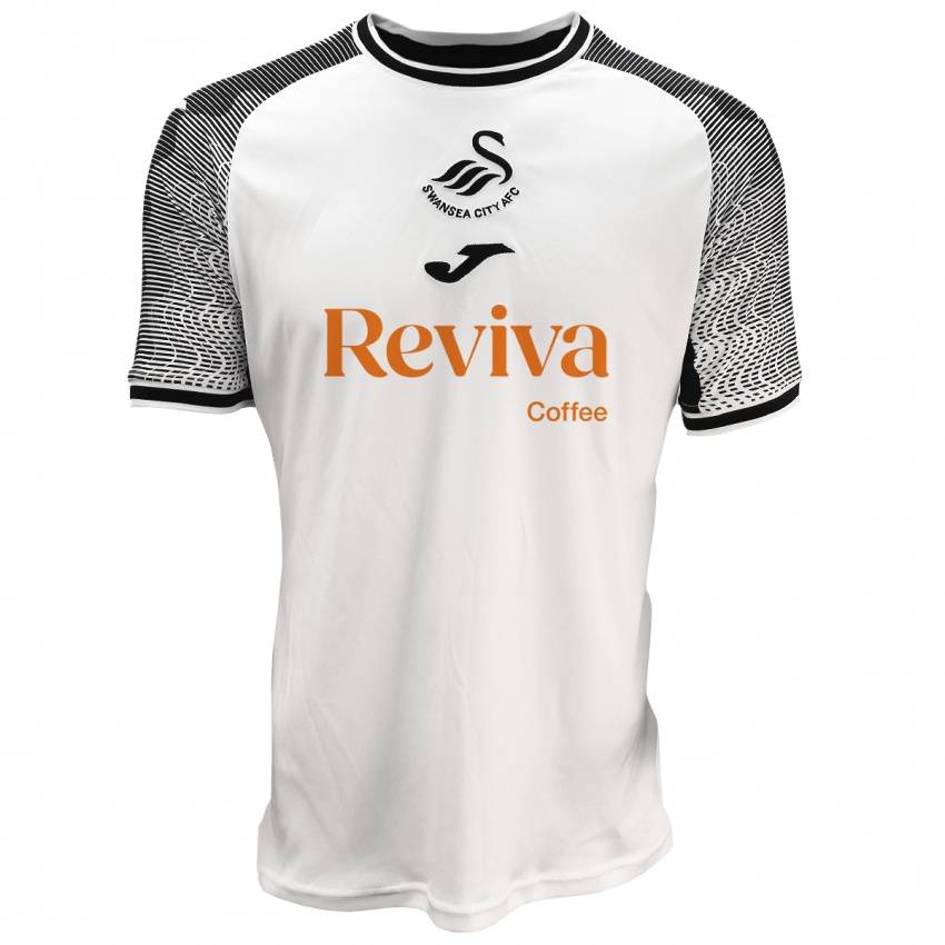 Criança Camisola Richard Faakye #0 Branco Principal 2023/24 Camisa Brasil