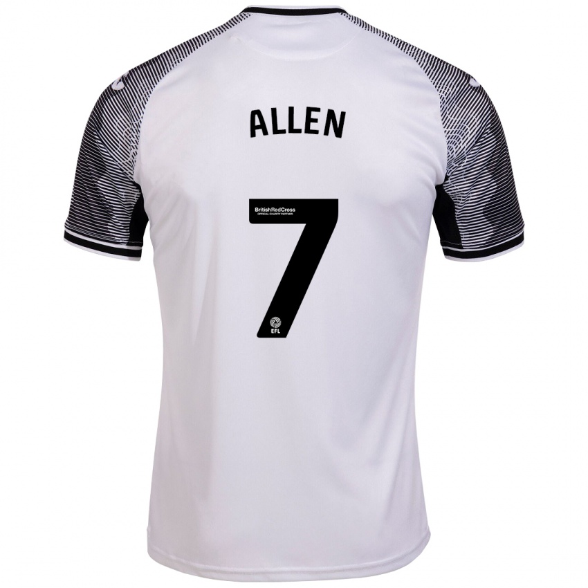 Criança Camisola Joe Allen #7 Branco Principal 2023/24 Camisa Brasil