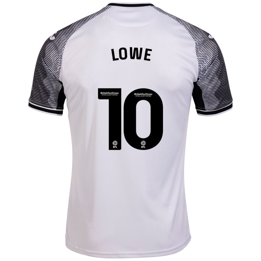 Criança Camisola Jamal Lowe #10 Branco Principal 2023/24 Camisa Brasil