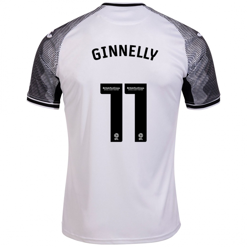 Criança Camisola Josh Ginnelly #11 Branco Principal 2023/24 Camisa Brasil