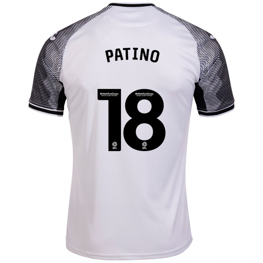 Criança Camisola Charlie Patino #18 Branco Principal 2023/24 Camisa Brasil