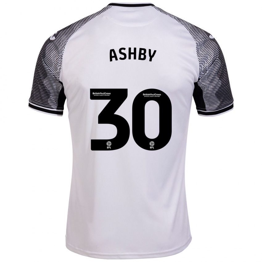 Criança Camisola Harrison Ashby #30 Branco Principal 2023/24 Camisa Brasil