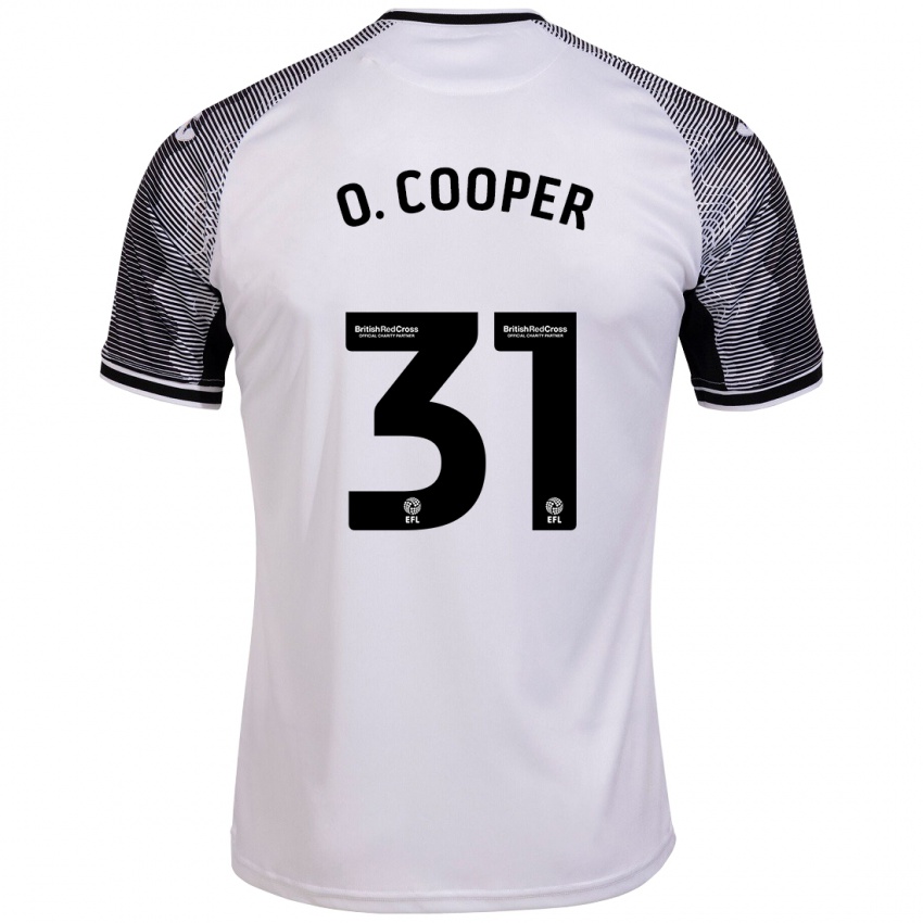 Criança Camisola Oliver Cooper #31 Branco Principal 2023/24 Camisa Brasil