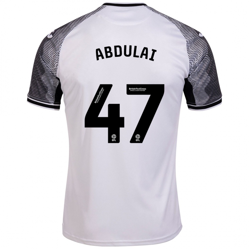 Criança Camisola Azeem Abdulai #47 Branco Principal 2023/24 Camisa Brasil