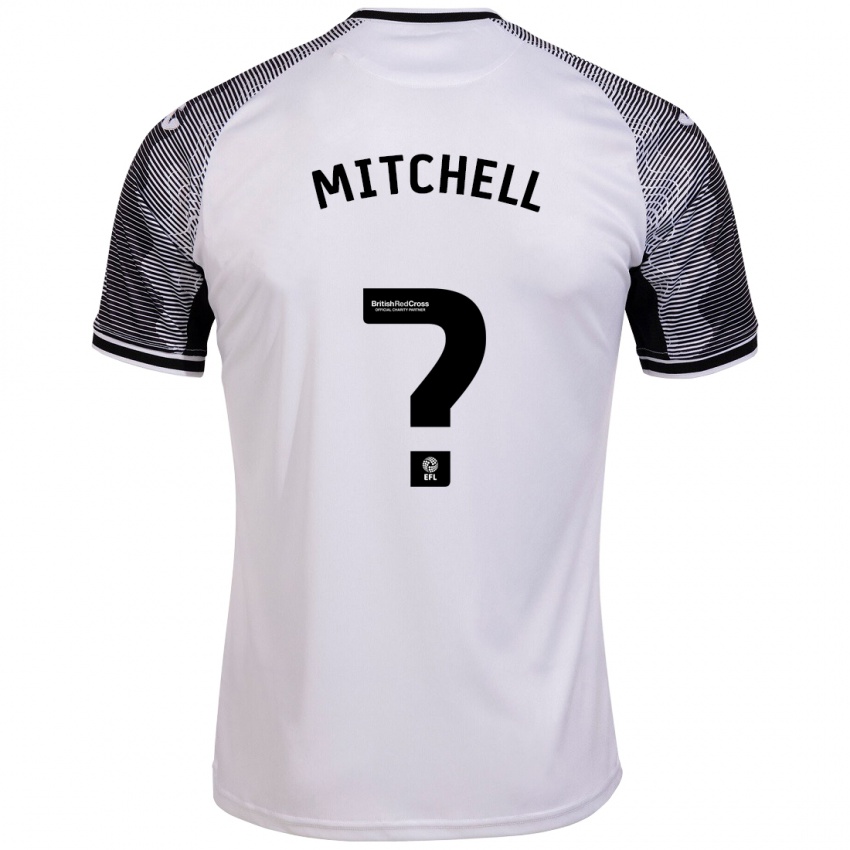 Criança Camisola Remy Mitchell #0 Branco Principal 2023/24 Camisa Brasil