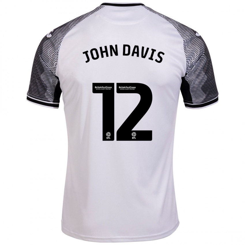 Criança Camisola Stacey John-Davis #12 Branco Principal 2023/24 Camisa Brasil